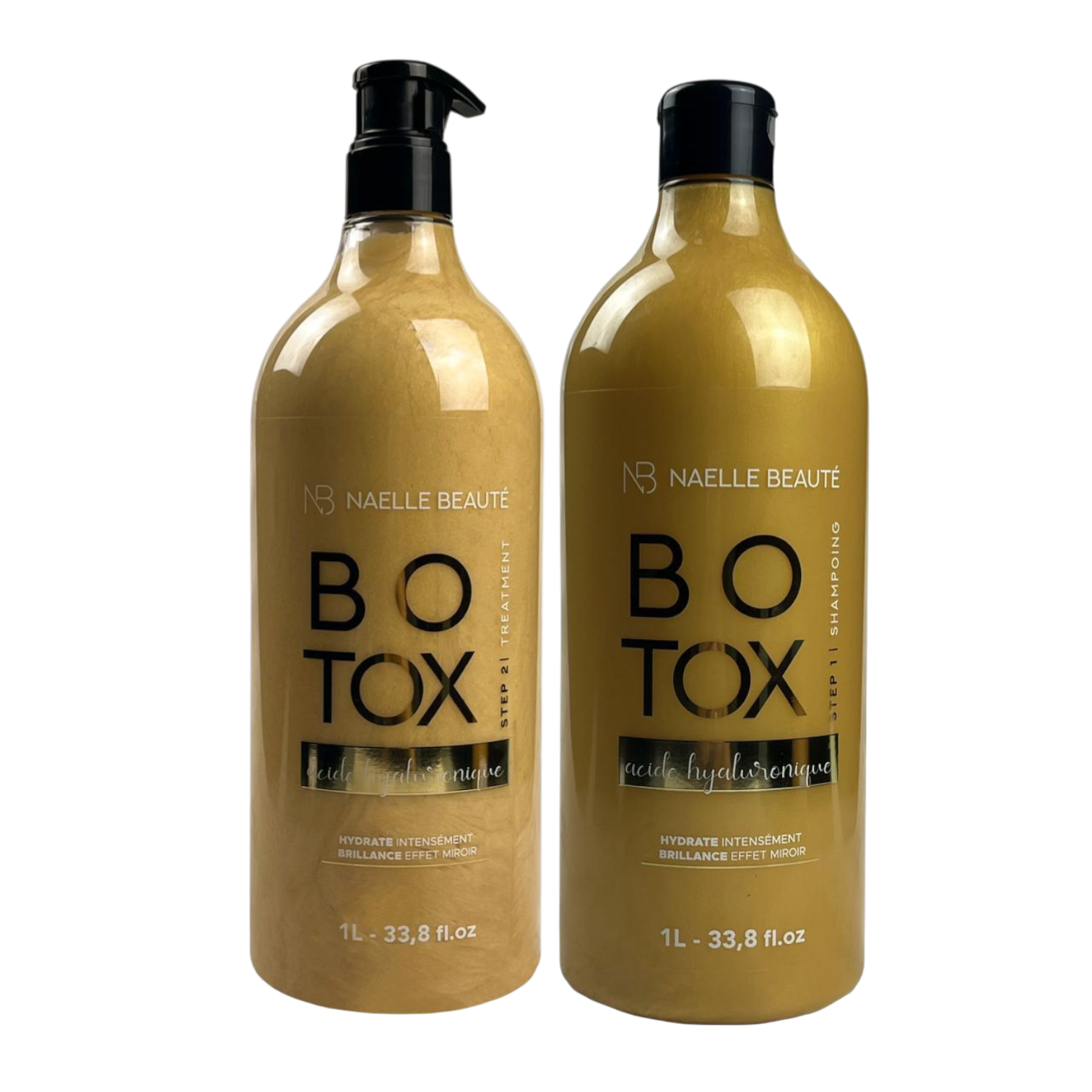 Kit Botox Effet Miroir 1 Litre  – Réparation &amp; Brillance Effet Miroir  (FORMAT PRO)