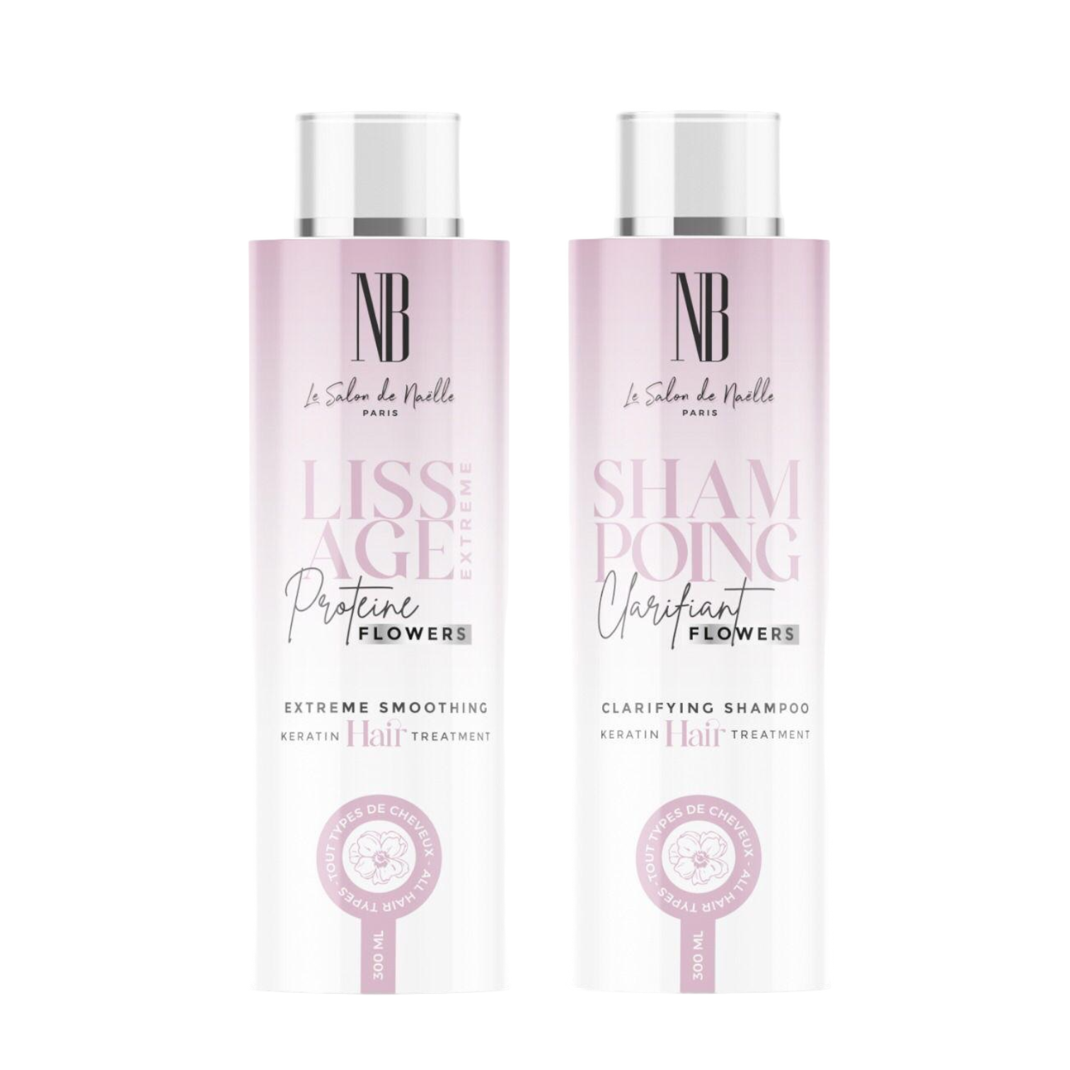 LISSAGE PROTÉINE FLOWERS (1 Litre) (Sans Formol)